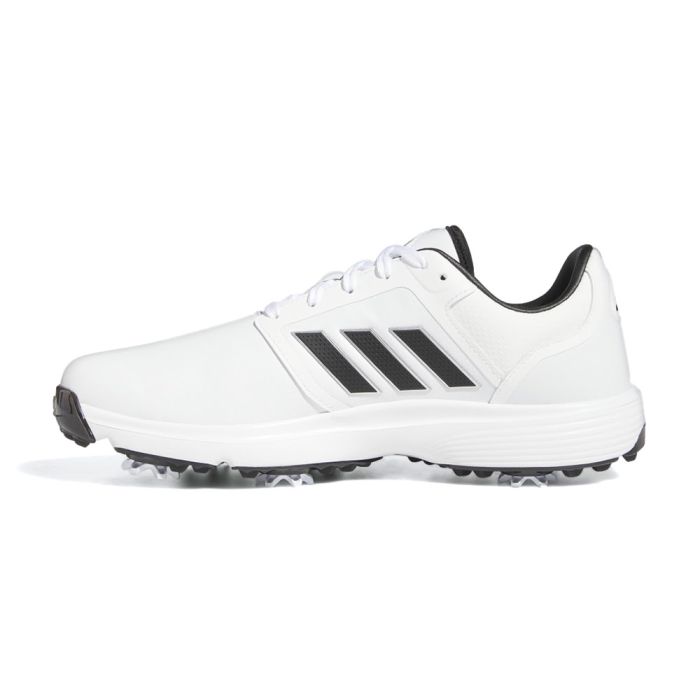 ADIDAS Men's Bounce 3.0 WD Spiked Golf Shoes - White/Black/Silver