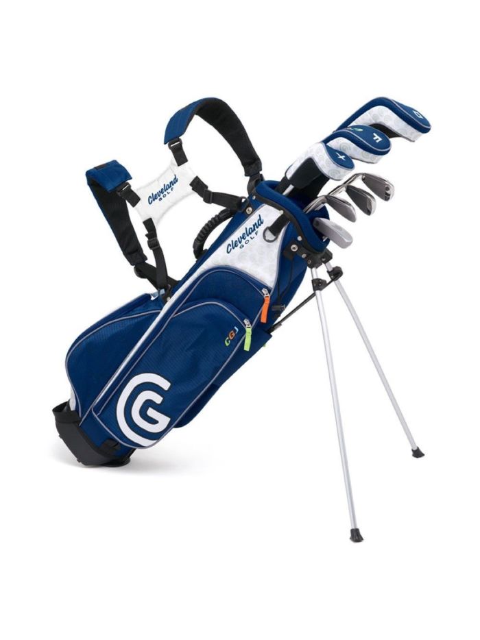 Cleveland Junior Golf Set RH - 6 Clubs + Bag - Medium Size (Height: 44" - 53") - Age 7-9 Year