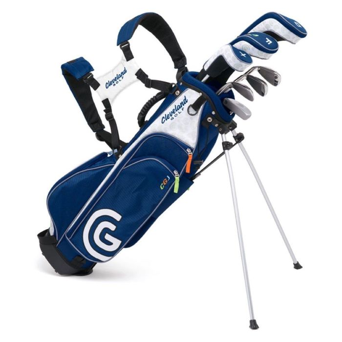 Cleveland Junior Golf Set RH - 7 Clubs + Bag - Large Size (Height: 54" - 63") -Age 10-12 Year