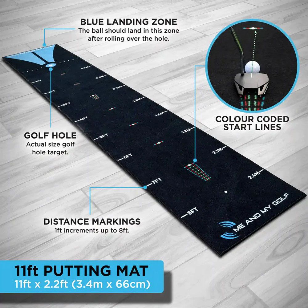 Me and My Golf The Breaking Ball Putting Mat 11FT / 3.4M