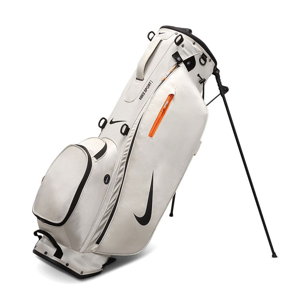 Nike Sport Lite Stand Bag - White/Orange