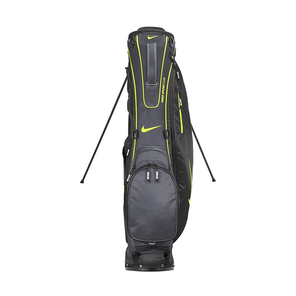 Nike Sport Lite Stand Bag - Black/Lime
