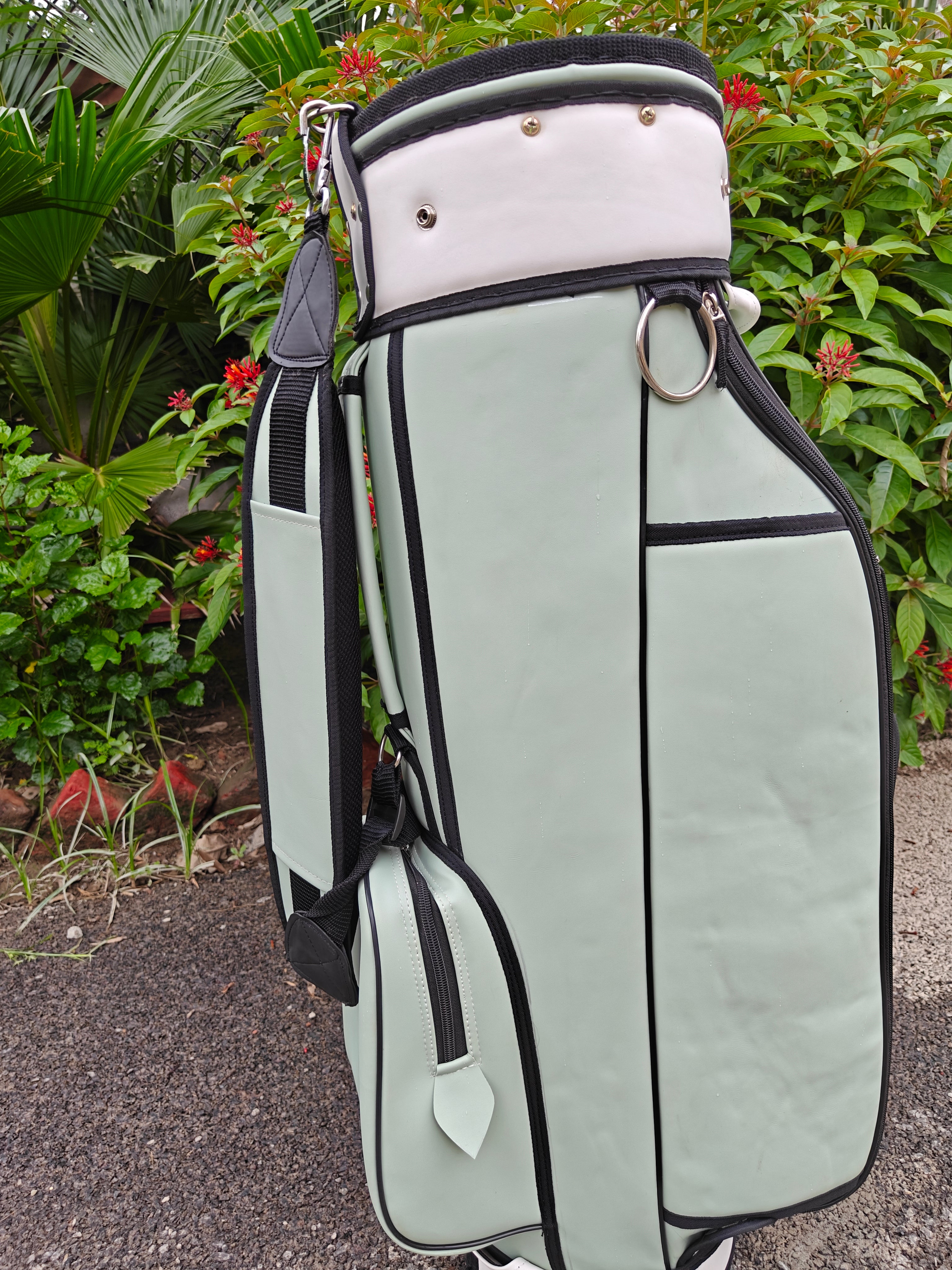 Classic Golf Bag - Mint & White