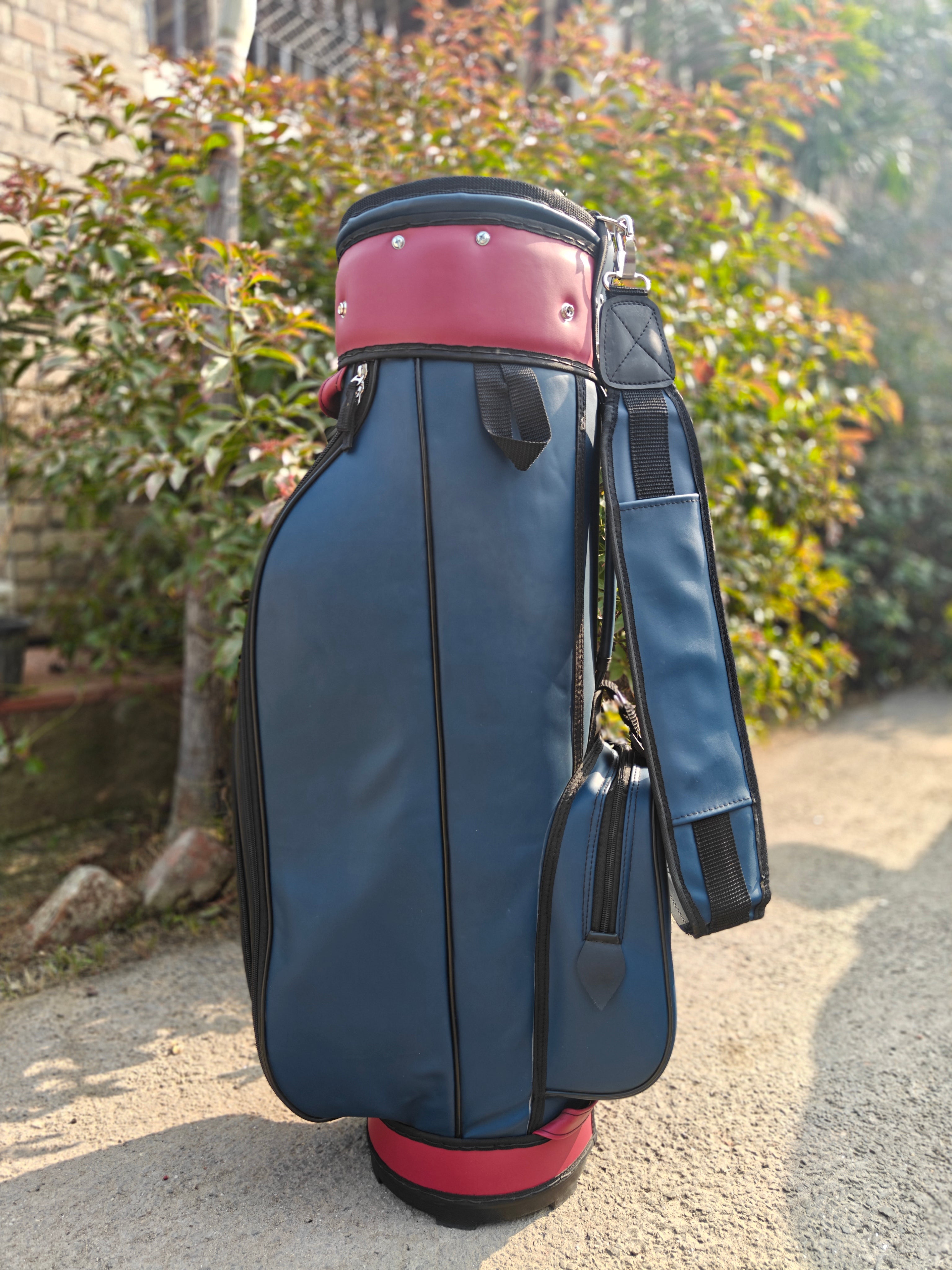 Classic Golf Bag - Navy and Cherry