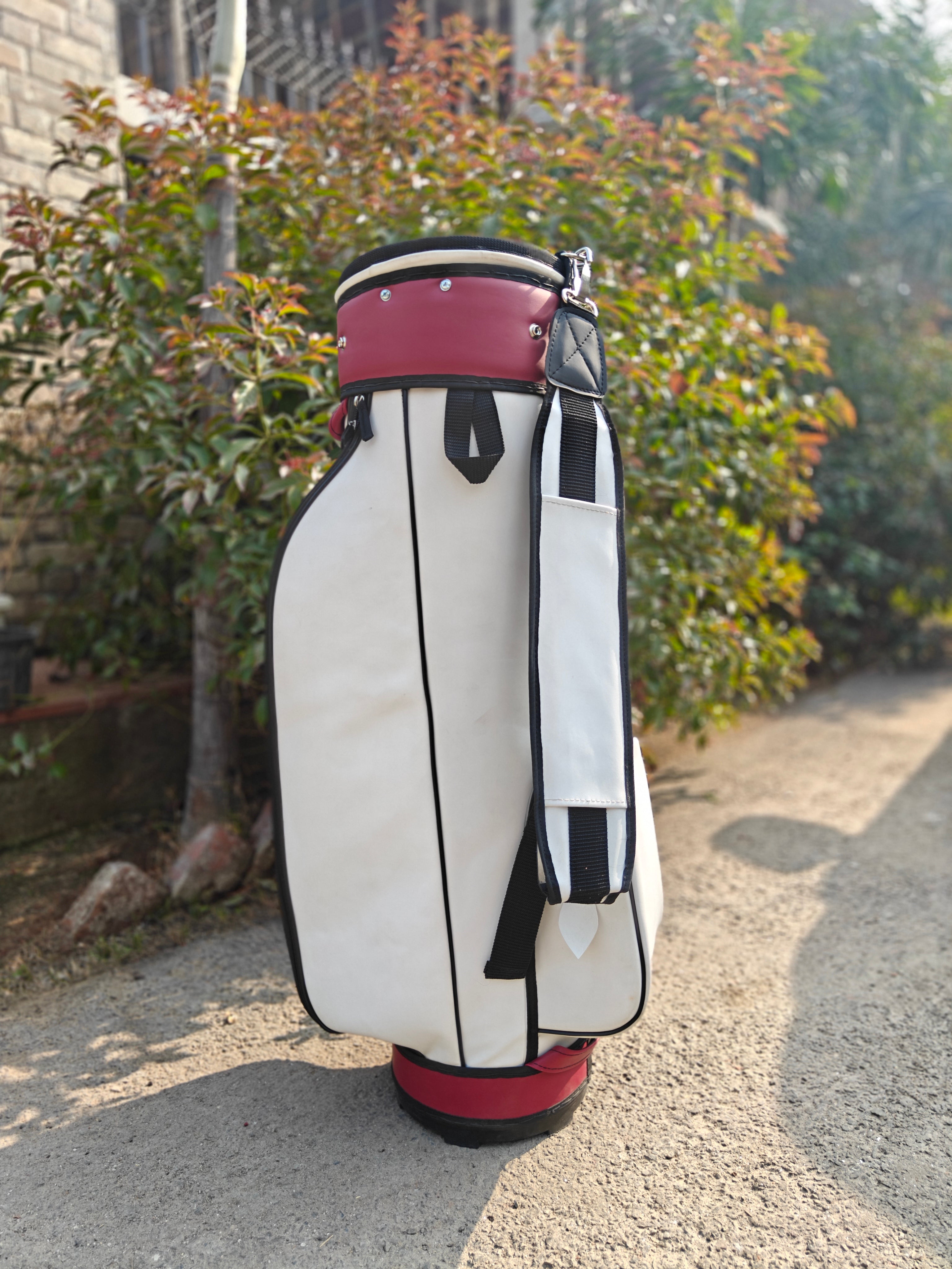 Classic Golf Bag - White and Cherry