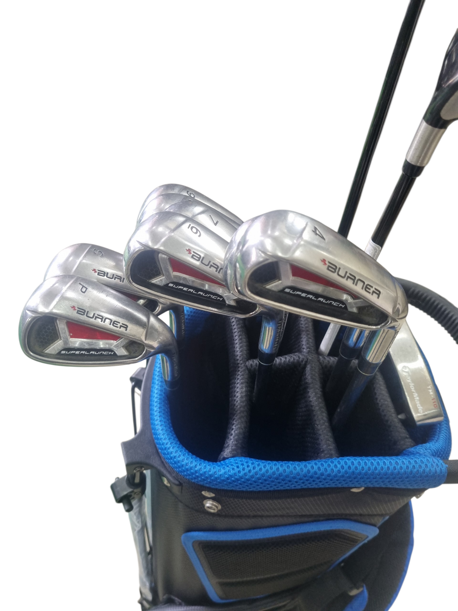 Pre Loved TaylorMade Burner Graphite Golf Full Set - 11 clubs + Bag