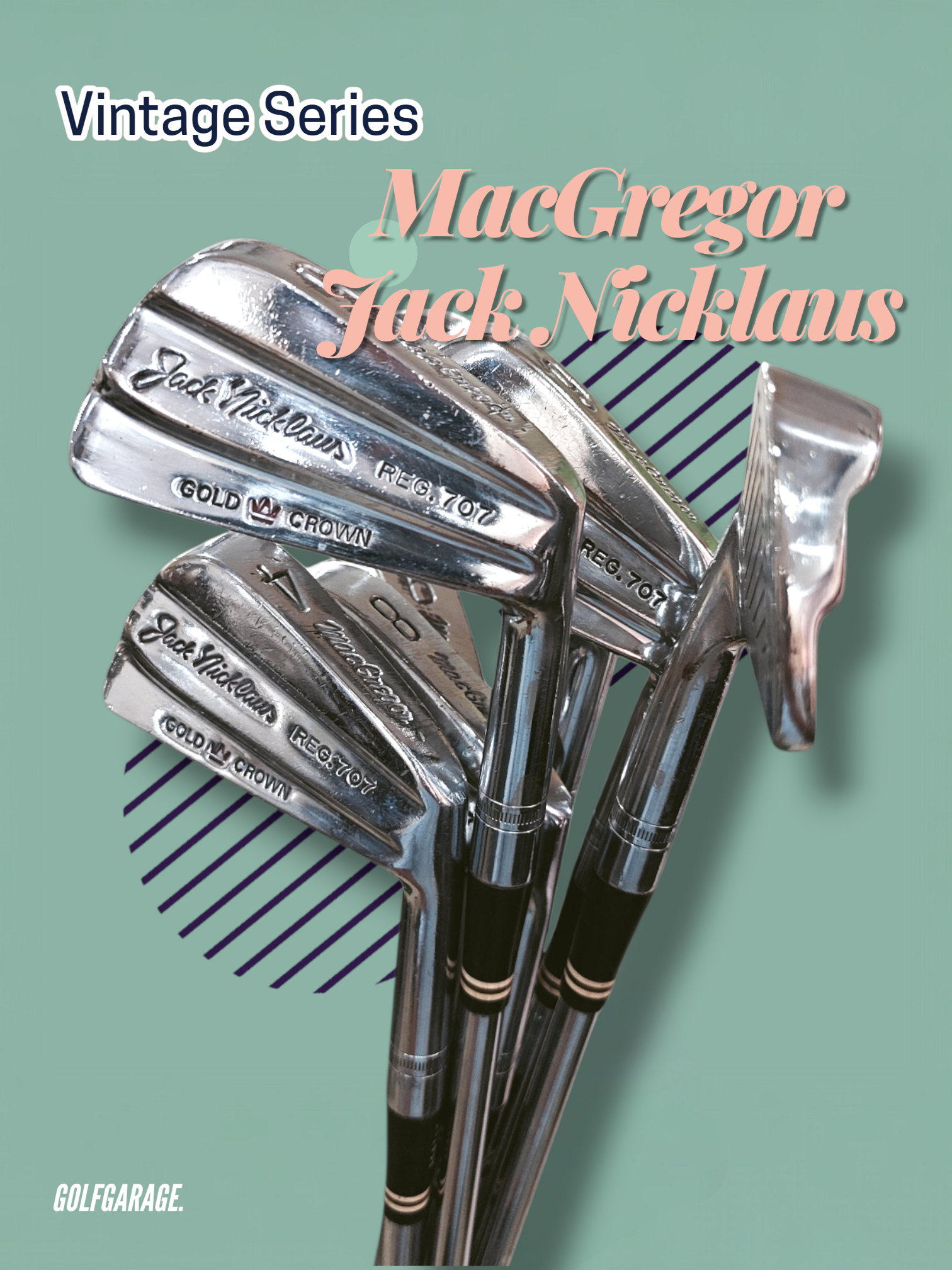 MacGregor Jack Nicklaus Gold Crown Irons - Vintage Series