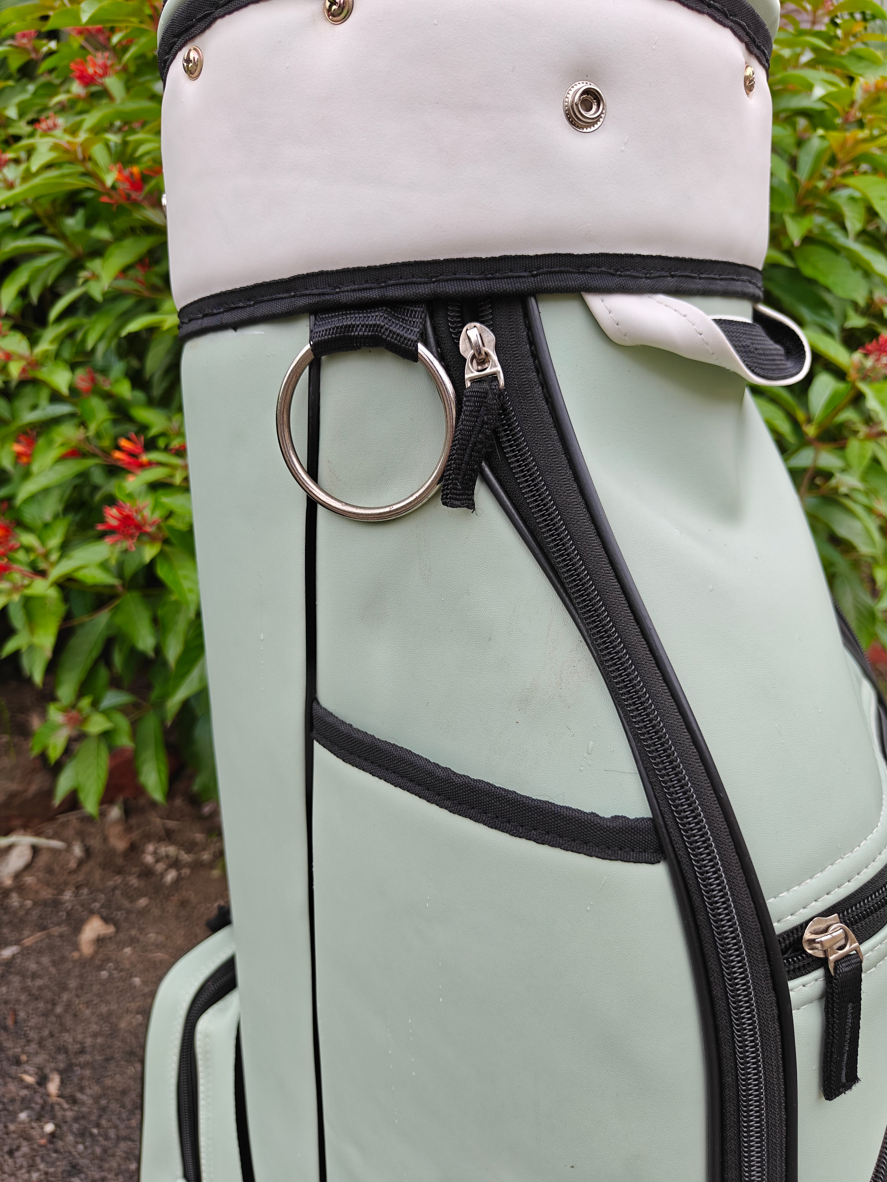 Classic Golf Bag - Mint & White