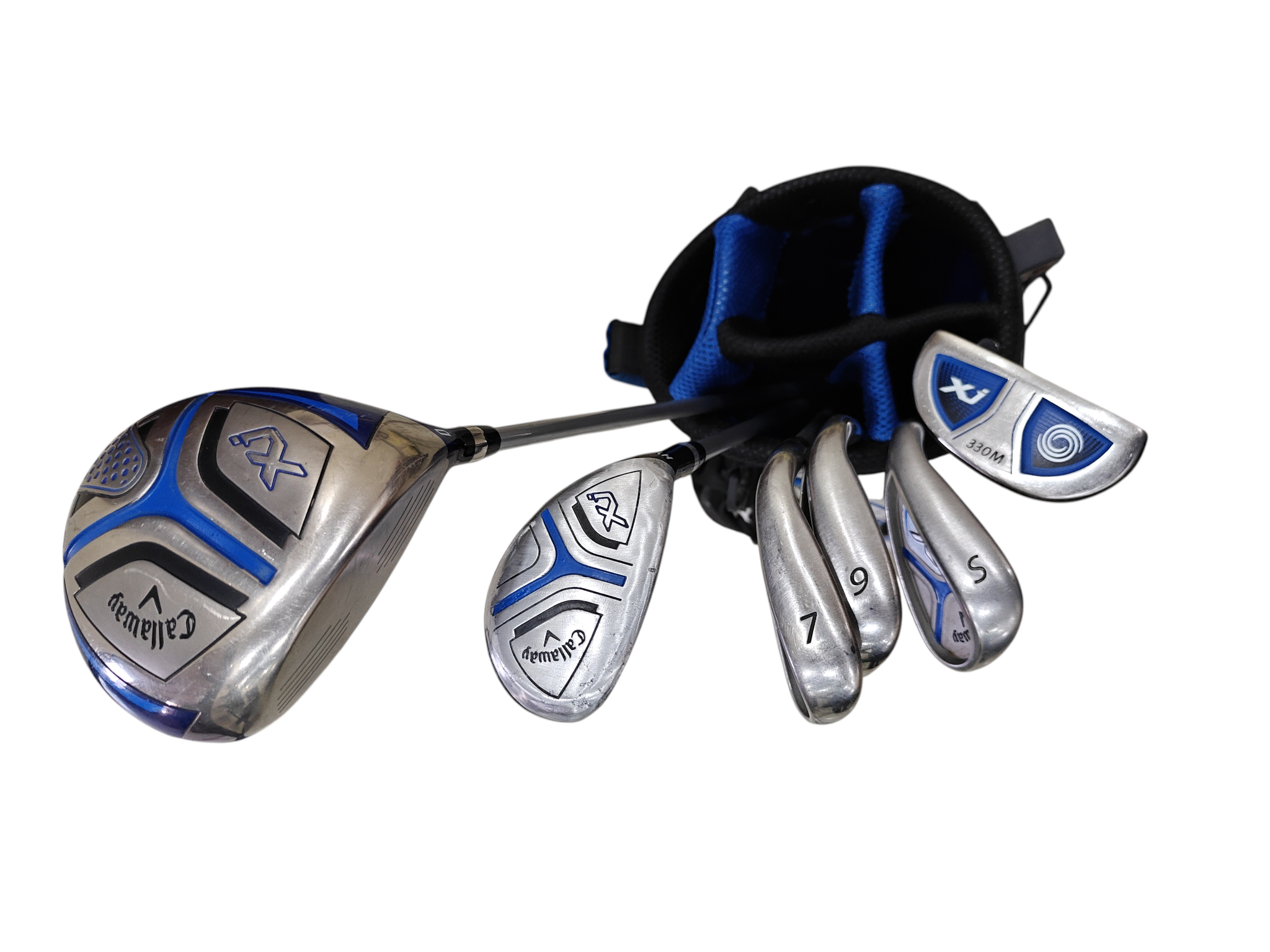 Callaway XJ- Junior Golf Set - 6 Clubs + Stand Bag Size 54"- 61" - Left Hand