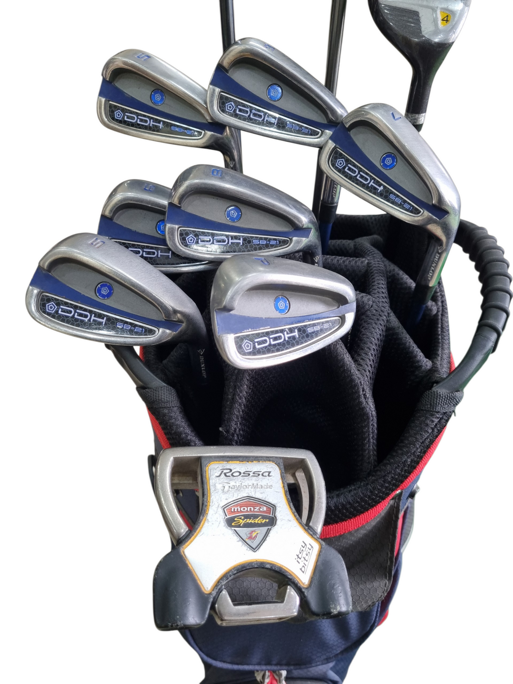 Pre Loved Dunlop Golf Assorted Graphite Full Set - 11 clubs + Bag
