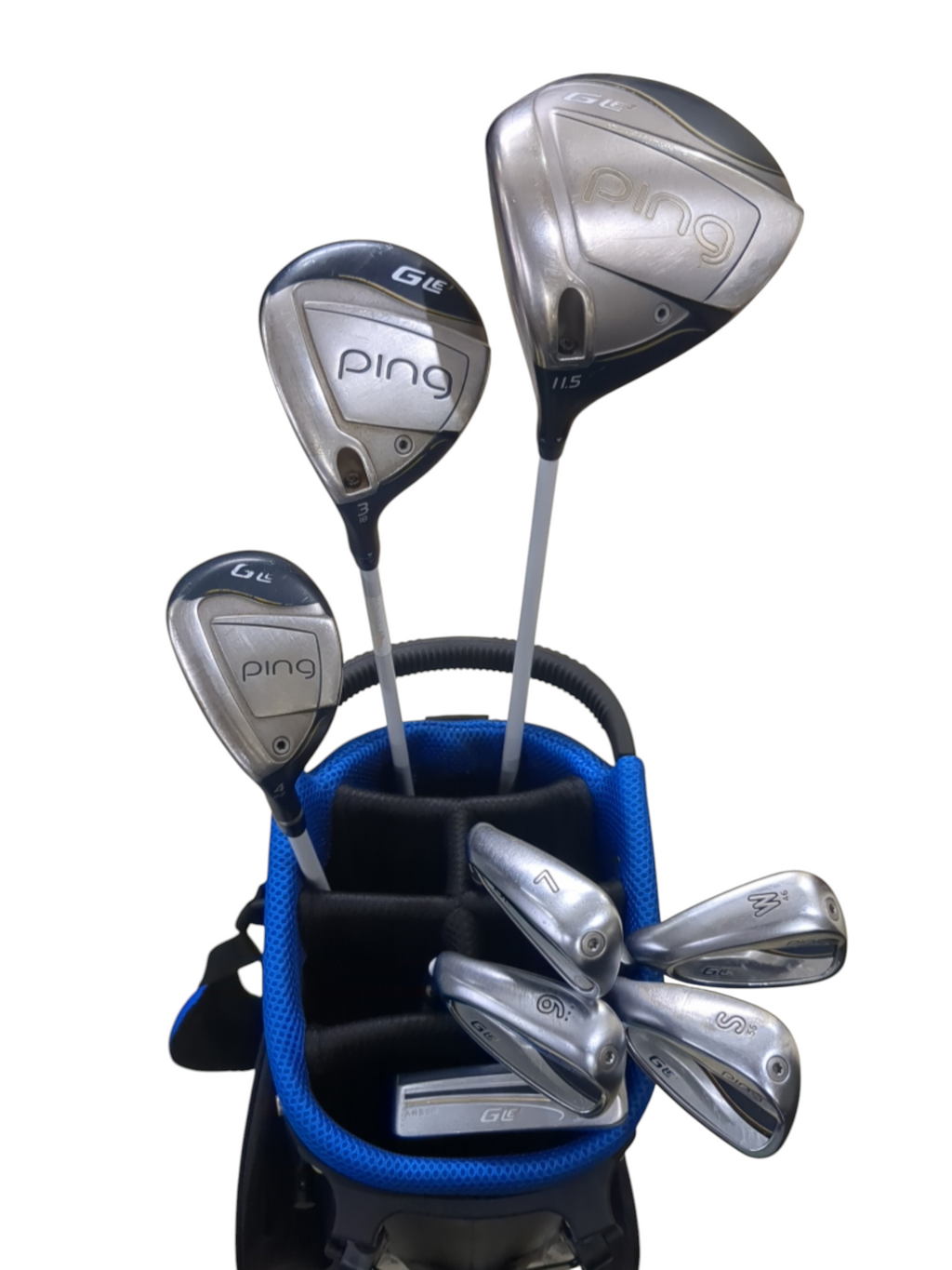 Pre Loved Ping GLe3 Women’s Golf Half Set - 8 clubs + Bag - Left Hand