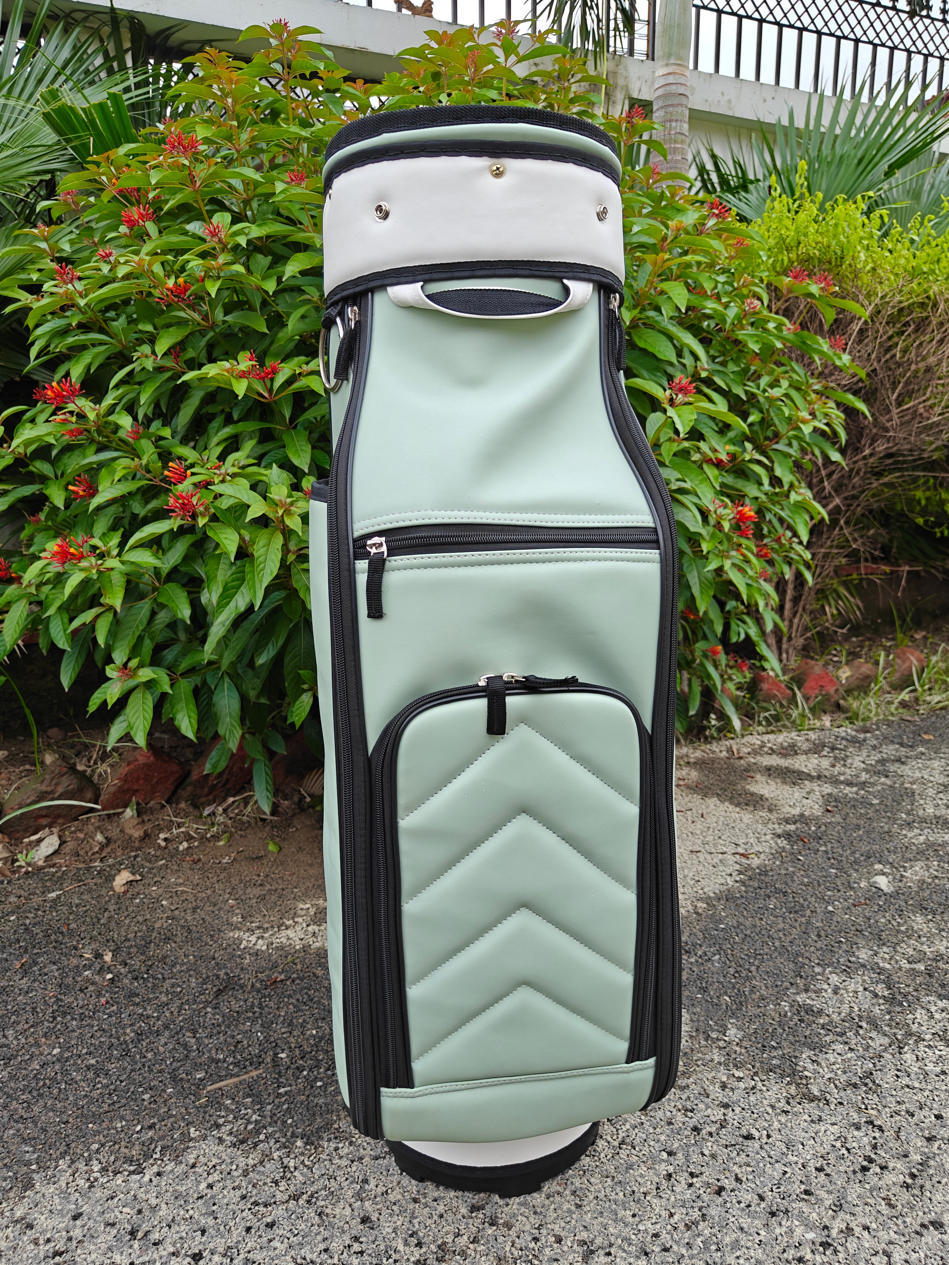 Classic Golf Bag - Mint & White