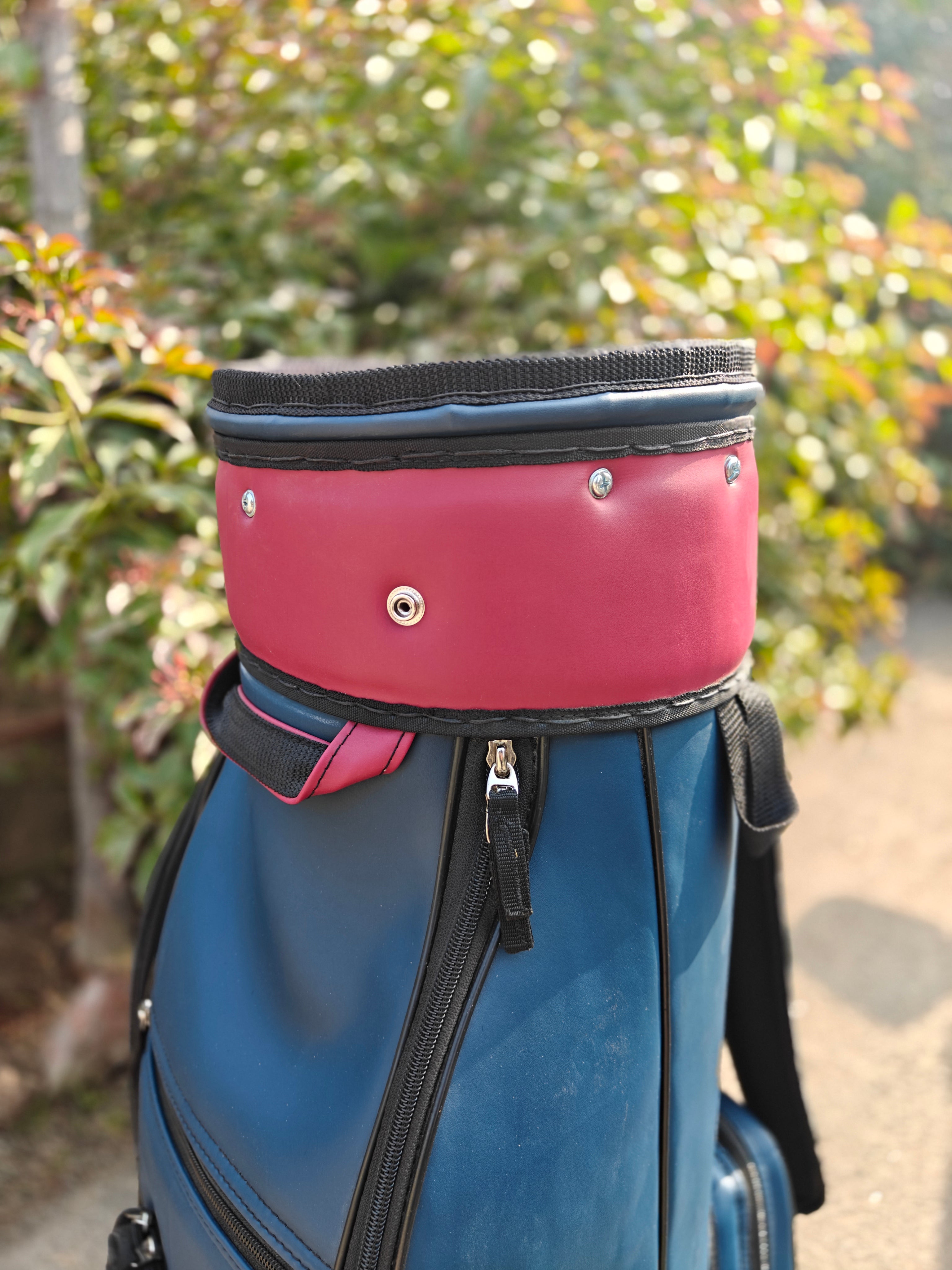 Classic Golf Bag - Navy and Cherry