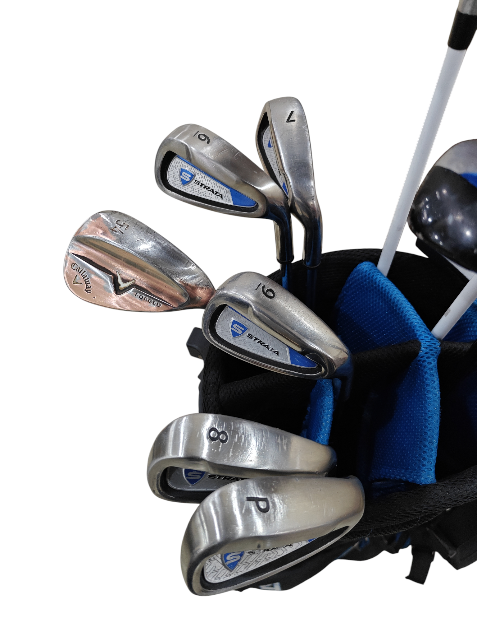 Callaway Strata Steel Full Golf Set - 10 Clubs + Stand Bag