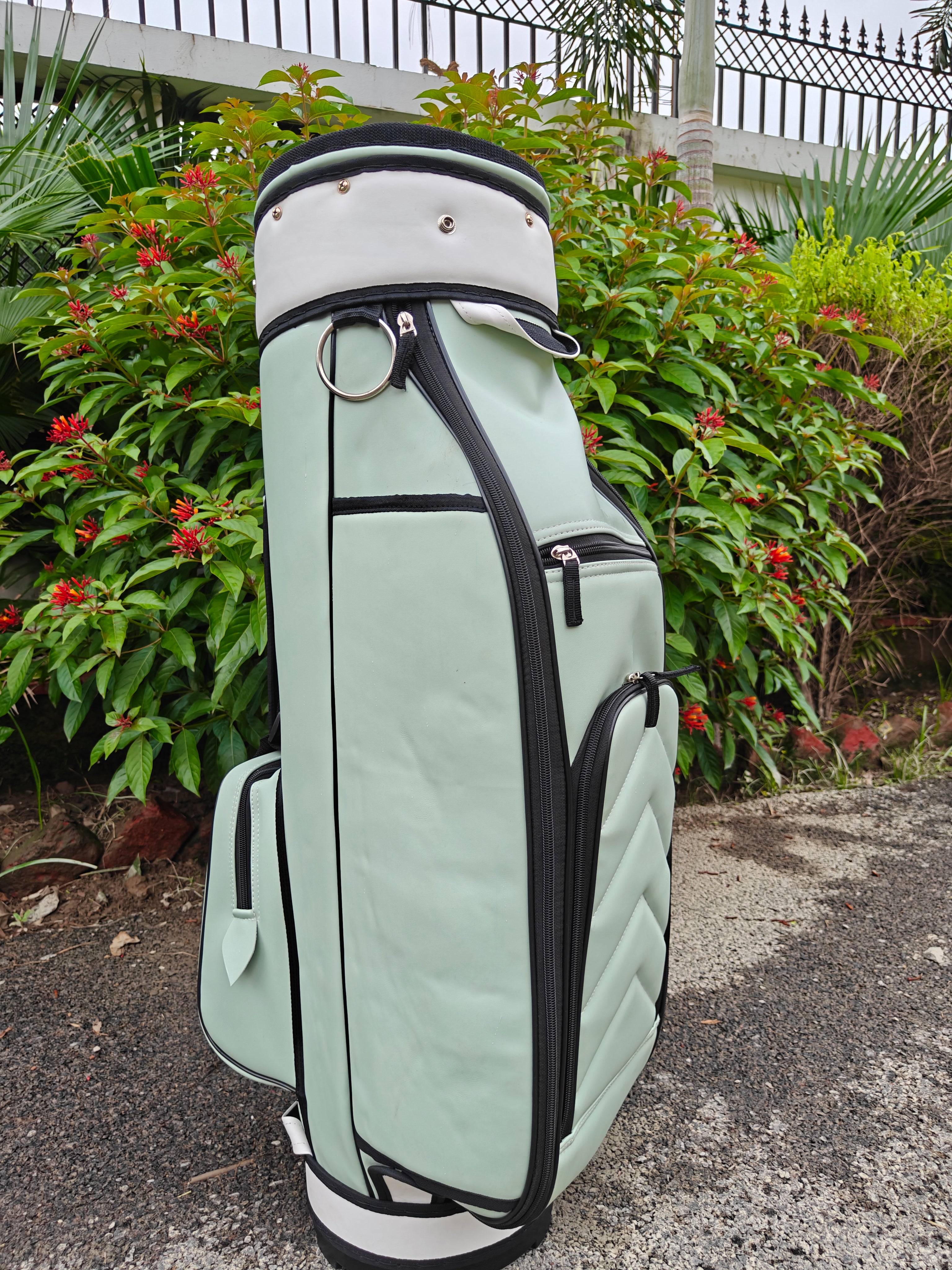 Classic Golf Bag - Mint & White