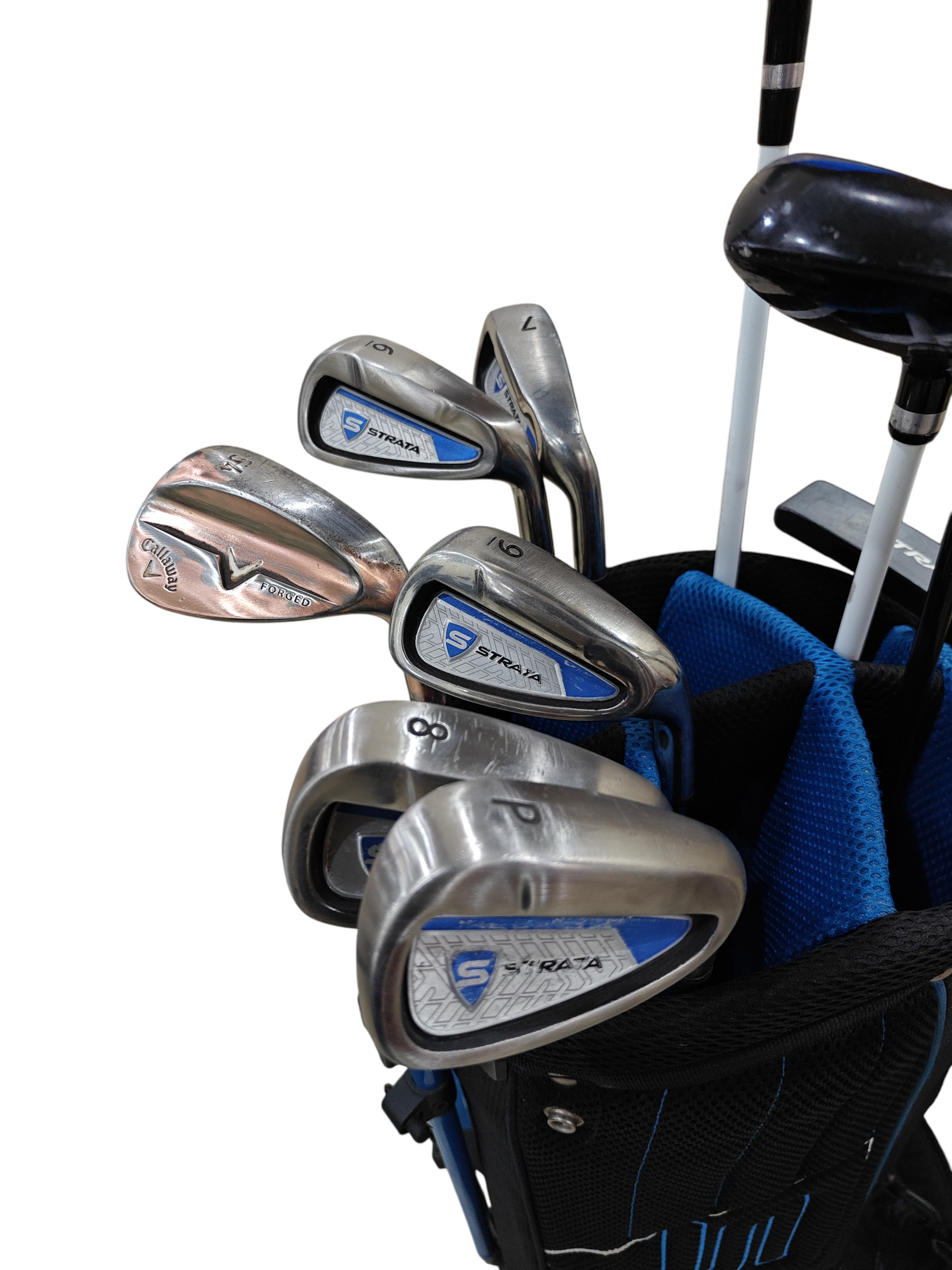 Callaway Strata Steel Full Golf Set - 10 Clubs + Stand Bag