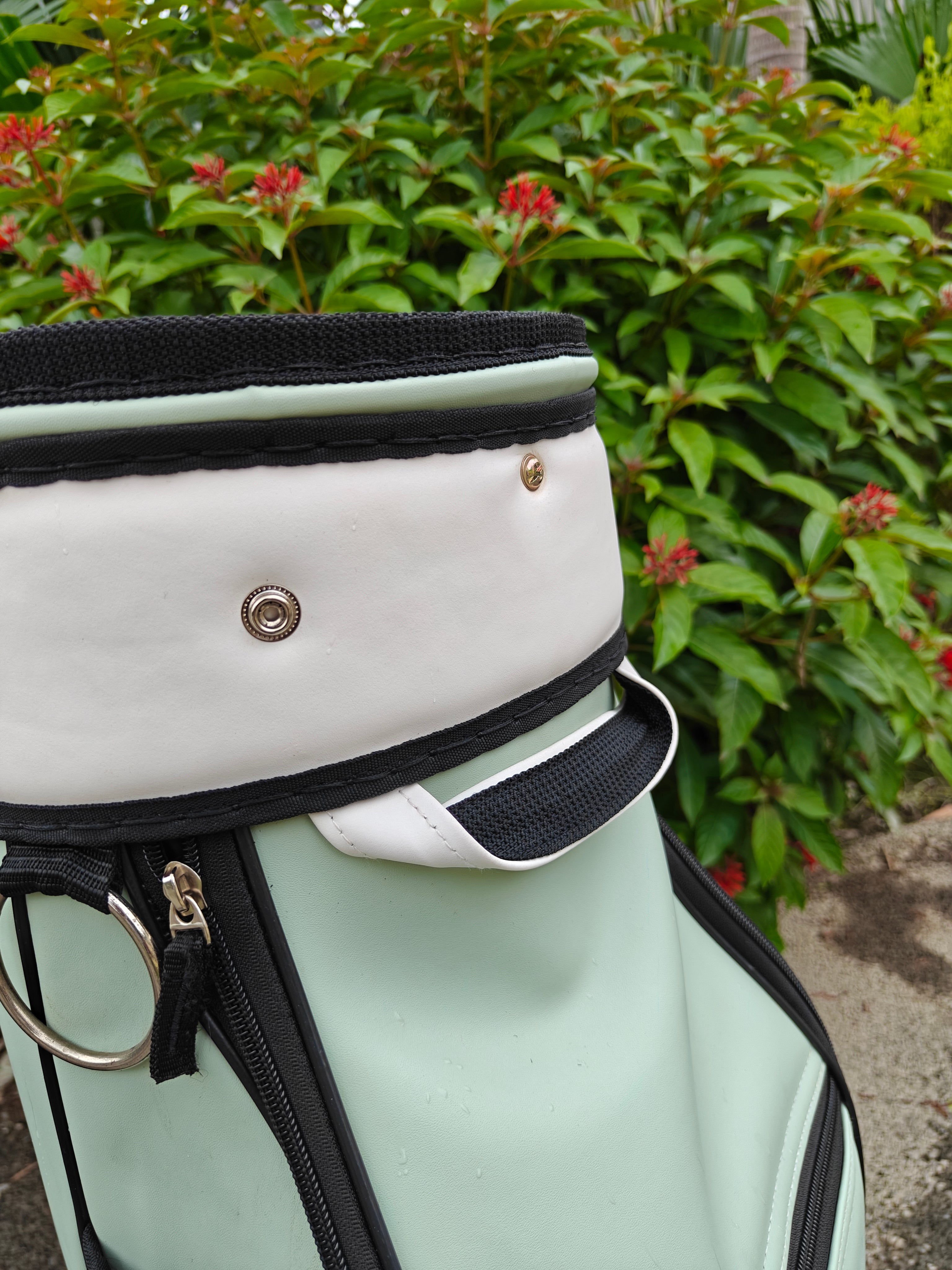 Classic Golf Bag - Mint & White