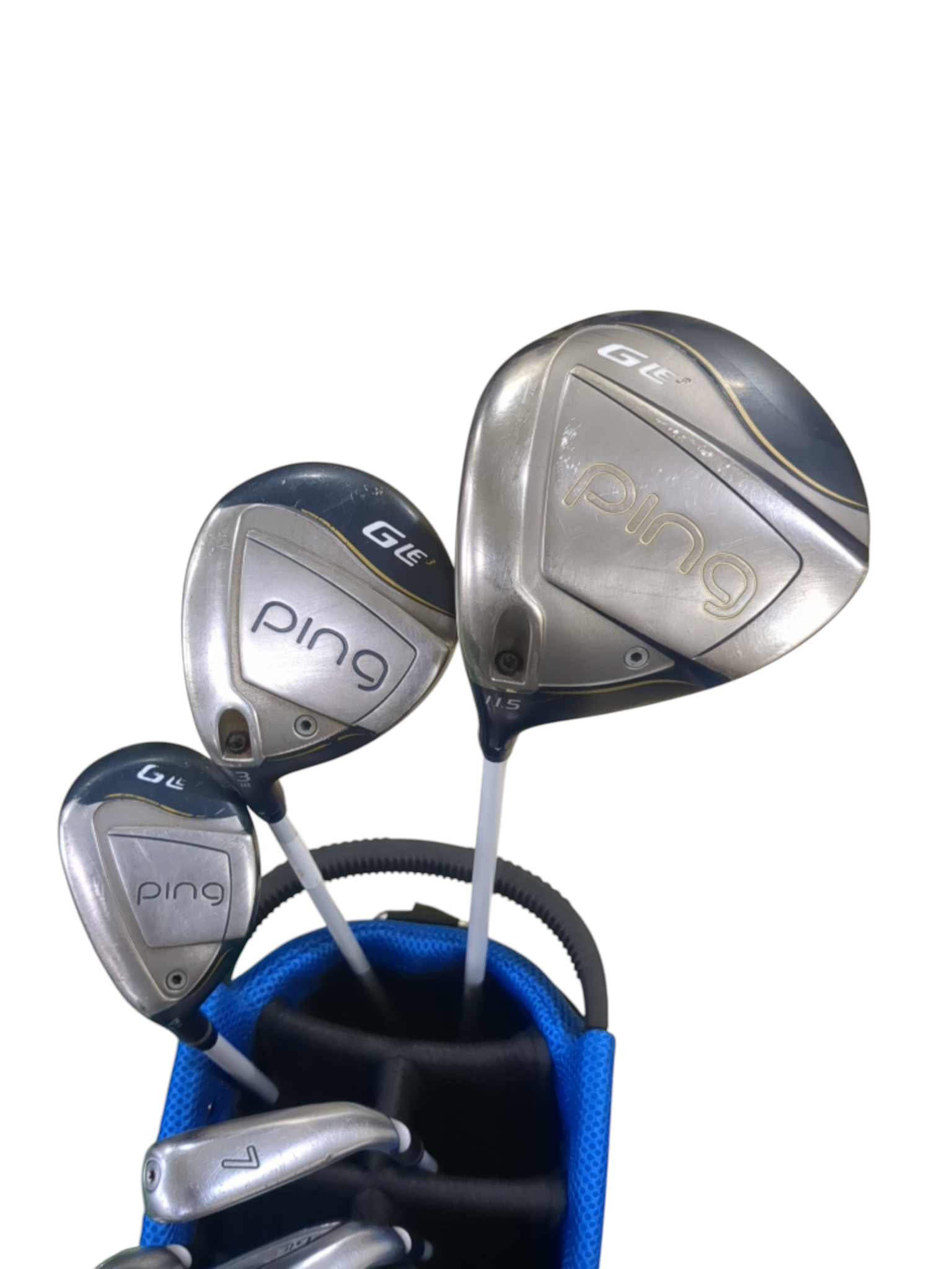 Pre Loved Ping GLe3 Women’s Golf Half Set - 8 clubs + Bag - Left Hand