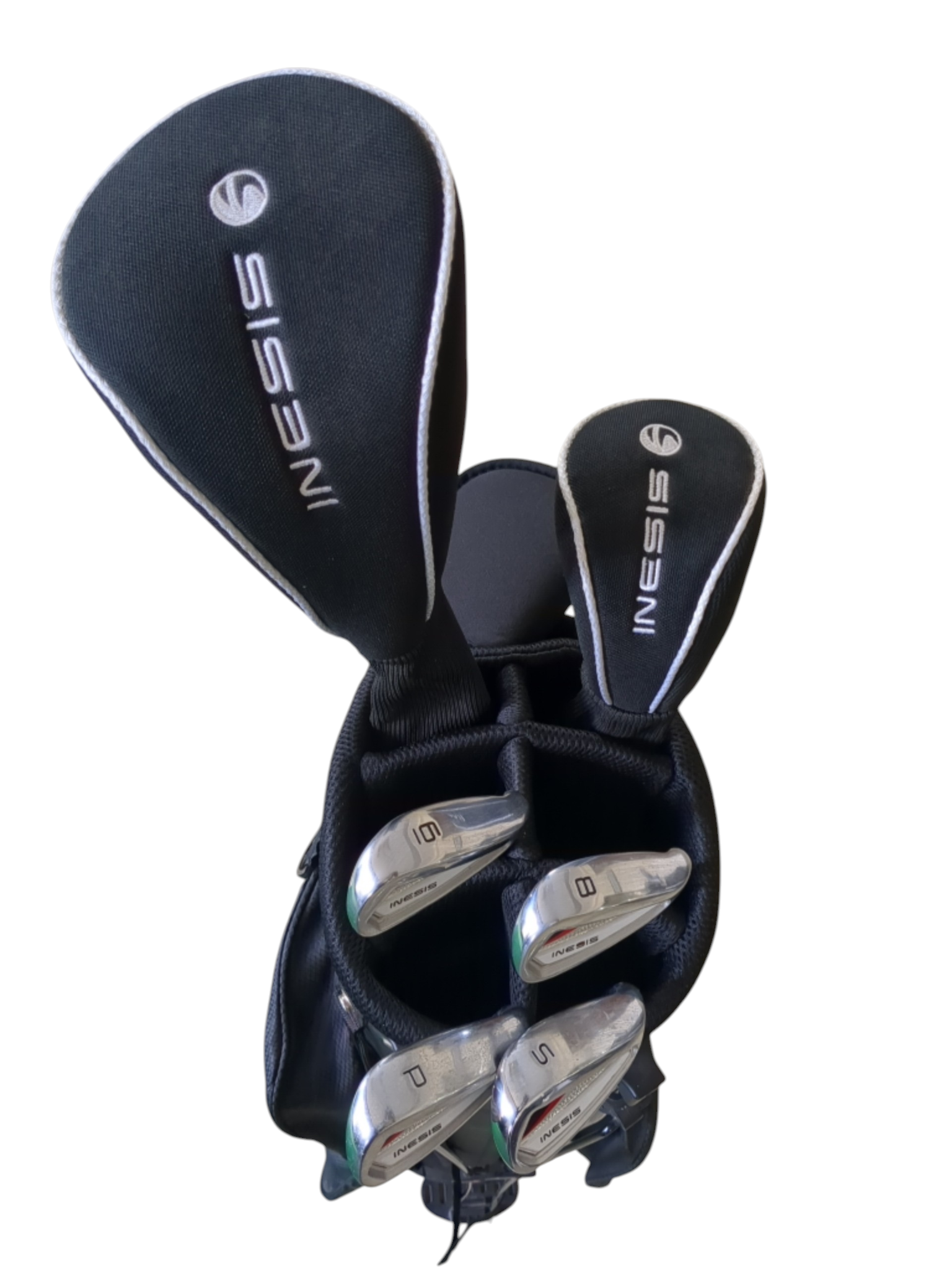 Pre Loved Inesis 100 Golf Half Set - 7 Clubs + Bag