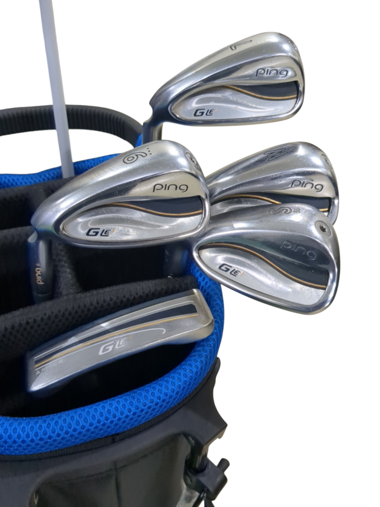 Pre Loved Ping GLe3 Women’s Golf Half Set - 8 clubs + Bag - Left Hand