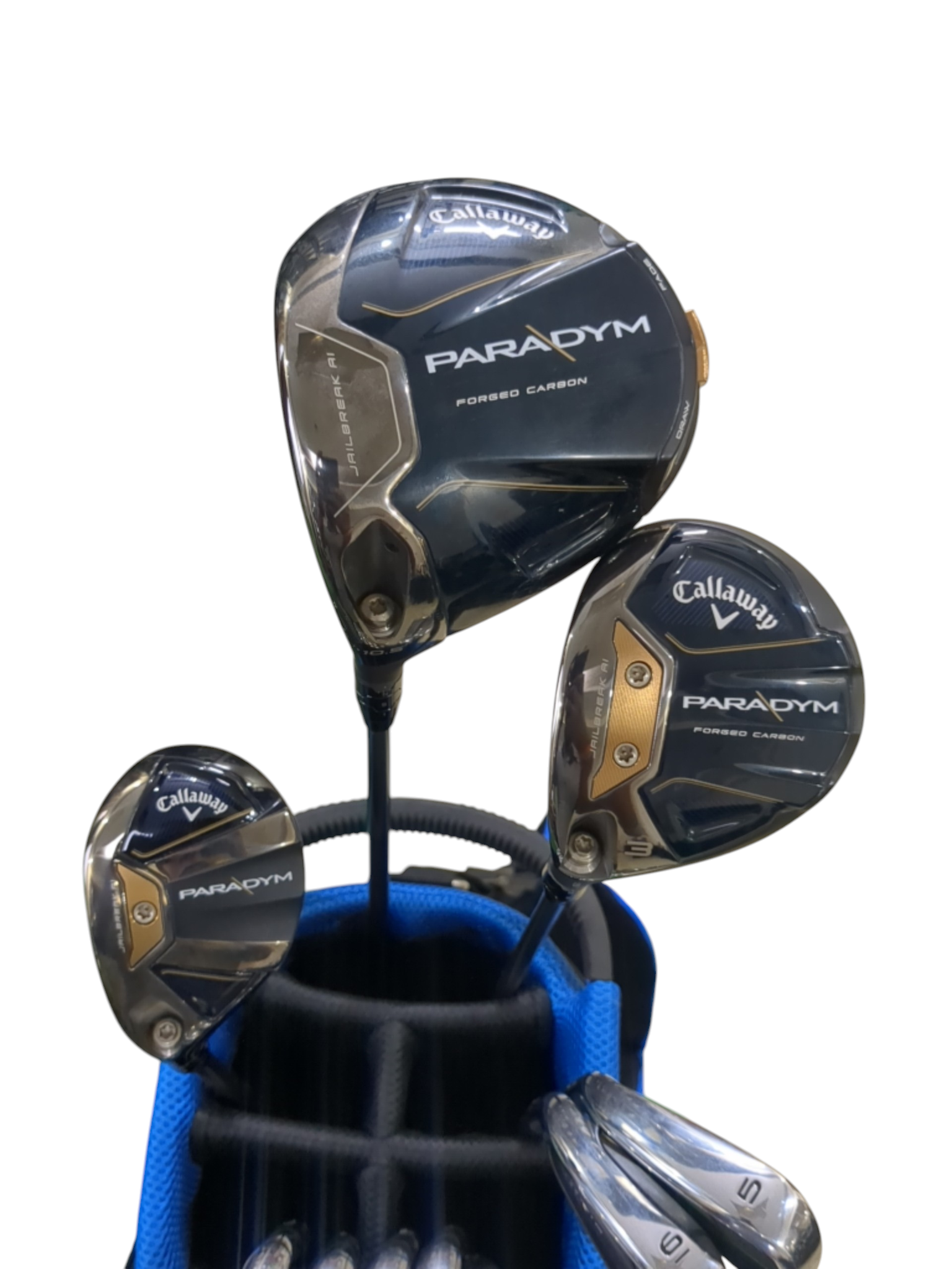Pre Loved Callaway Paradym Graphite Full Set - 11 clubs + Bag - Left Hand