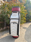 Classic Golf Bag - White and Cherry