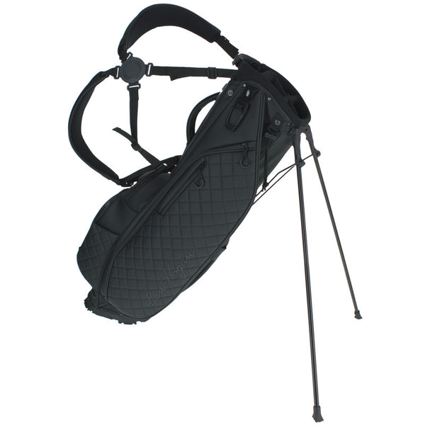 Ben Hogan Signature Synthetic Leather Stand Bag - Black